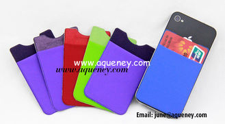 China Good Quality 3M sticker smart wallet for mobile phone nylon supplier