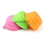OEM Silicone Collapsible Bowl made of high quality food grade silicone