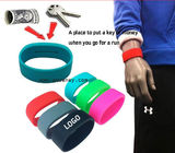 New design Silicone Pocket Band, Custom color wristband with hidden pocket