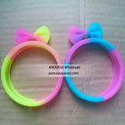 Multifunctional Elastic Different shape Silicone Wristband Design Ring case