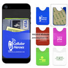 3M Sticker silicone phone pouch mobile phone card holder with factory price