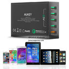 Amazon selling hot USB ports 5 in 1 USB desk top charger home charger,black color can custom
