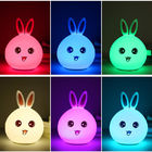 7 Colors Changing Silicone Night Light Cute LED Night Lamp Night Lights for baby