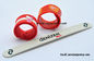 20mm width silicone snap band, color silicone slap band with logo print,factory low price supply supplier