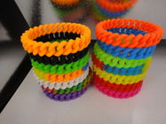 Best selling silicone braided bracelet,Twist silicone wristband with factory price
