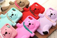 Bear Soft Silicone 3D Case Moschino For iPhone 4 5