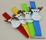 Customized Father Christmas Silicone Slap Wristband for Promotional Gift
