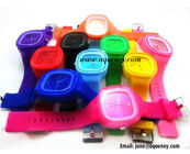 Fashion sport Wristwatches, custom silicone watch with good quality movement