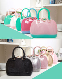 Buy small clear transparent PVC zipper shell bag for ladies,welcome OEM design