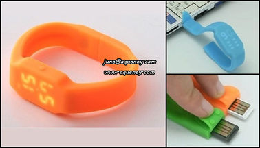 Wristband 1GB~32GB USB with LED Watch for Christmas