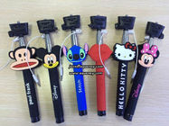 3D Cartoon Extendable Handheld Selfie Stick Monopod with Silicone Handle