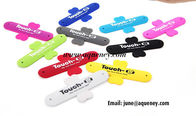 Buy the cheapest colorful one touch silicone phone stand with custom logo printing