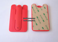 Custom Silicone Smart Wallet with stand, Silicone slap phone holder with pocket