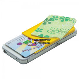 Buy Novelty custom color portable Silicone adhesive smart wallet phone with mobile screen cleaner