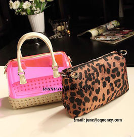 Buy small clear transparent PVC zipper shell bag for ladies,welcome OEM design