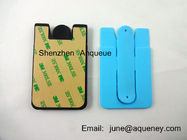Free samples support 3M Silicone Card Wallet with cell phone stand