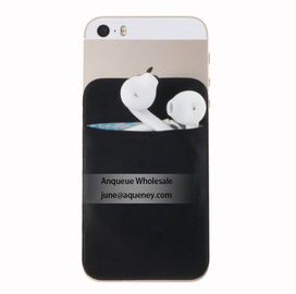 Promotion Various Color Card holder For Cellphone, Protective Lycra Smart Wallet