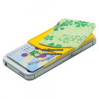Wholesale silicon smart wallt,silicone mobile phone back card pouch, full color print