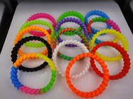 13mm width Twist Rubber Bracelets,Silicone Braided bracelet,Silicone CHAIN Wristbands