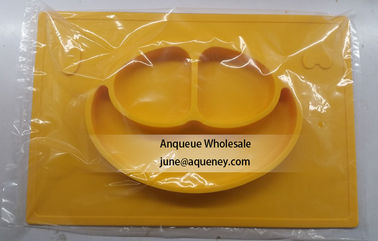 Custom made any different shape Silicone Baby and Toddler Divided Plate
