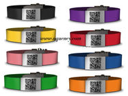 Custom Medical Alert ID Silicone Rubber Bracelets and Wristbands
