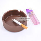 Custom Round Silicone rubber Cigarette ashtray, ashtray silicone