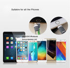 ANQUEUE new product multi-colors TPE 2 in 1 USB cable for iphone and Galaxy