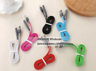 2 in 1 usb cable micro charging and data cable for android samsung, iPhone 2in1