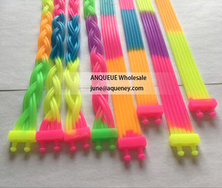 New style rainbow Twist Silicone Rubber Bracelets,Silicone Braided bracelet,Silicone CHAIN Wristbands