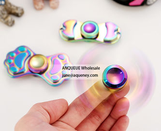 Colorful zinc alloy metal hand spinner toys fidget spinner,low price, accept OEM