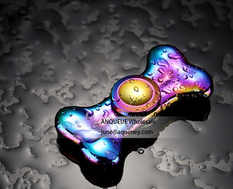 Colorful zinc alloy metal hand spinner toys fidget spinner,low price, accept OEM