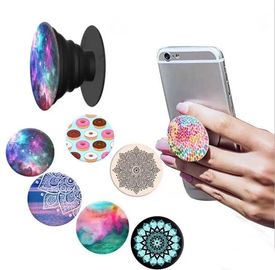 Custom pop phone socket pop clip phone holder sockets for smart phone