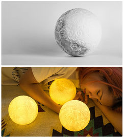 Wholesale 3D Moon Night light LED Lamp Sweet Moon Lunar USB Charge 7 Change color