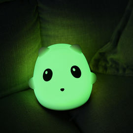 7 Colors Panada LED USB Children Animal Night Light Silicone Soft Cartoon Baby Nursery Lamp Breathing LED Night Light