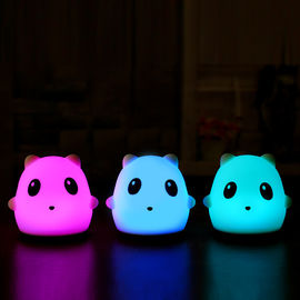 7 Colors Panada LED USB Children Animal Night Light Silicone Soft Cartoon Baby Nursery Lamp Breathing LED Night Light