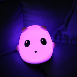 7 Colors Panada LED USB Children Animal Night Light Silicone Soft Cartoon Baby Nursery Lamp Breathing LED Night Light