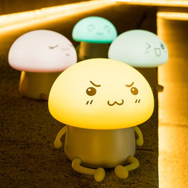 Creative Sensor Night Light Soft Cartoon led sensor night light Mushroom LED Night Light