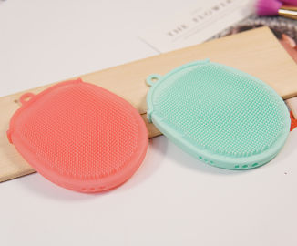 Silicone Body Wash Cleansing Brush Bath Brush Accept OEM soft eco-friendly silicone baby bath brush