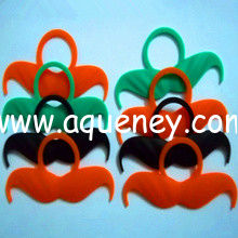 custom logo silicone whiskers for party,welcome custom design