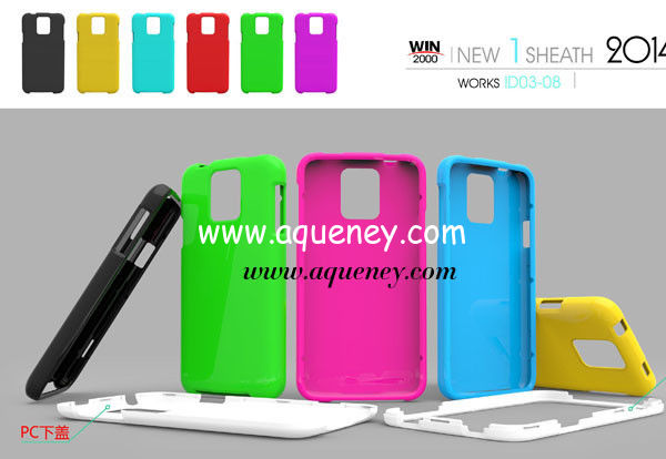 Good design PC mobile phone case, include upper cover and lower cover phone cover