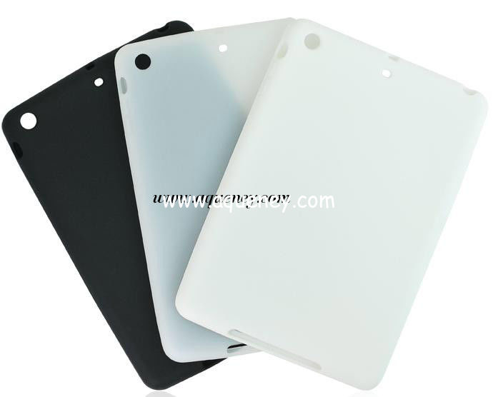 2014 soft silicone case for Ipad mini, Silicone cover for Apple mini Ipad