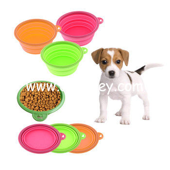 Collapsible Silicone Bowl / Microwave Food Container for Pet