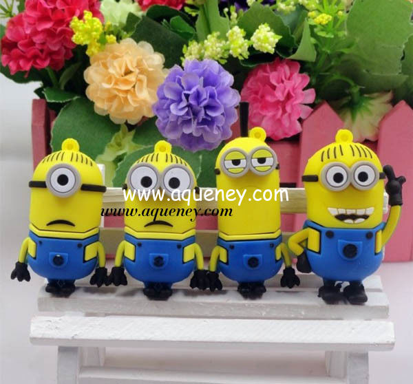3D Cartoon USB Despicable me usb flash drive from Shenzhen Factory