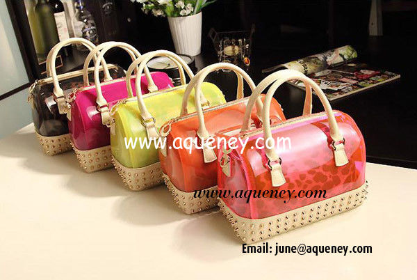 Wholesale fashion vogue silicone handbag, Candy jelly bag