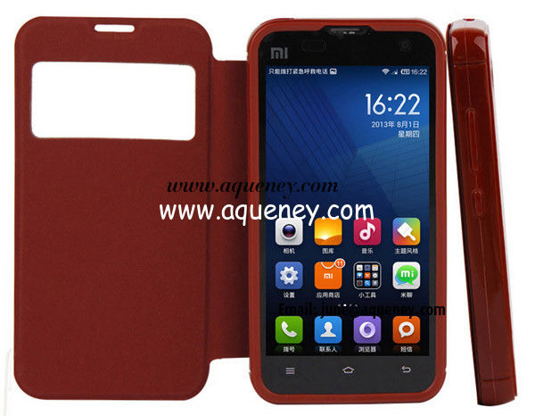 New arrival High quality PU leather case for XIAOMI M2