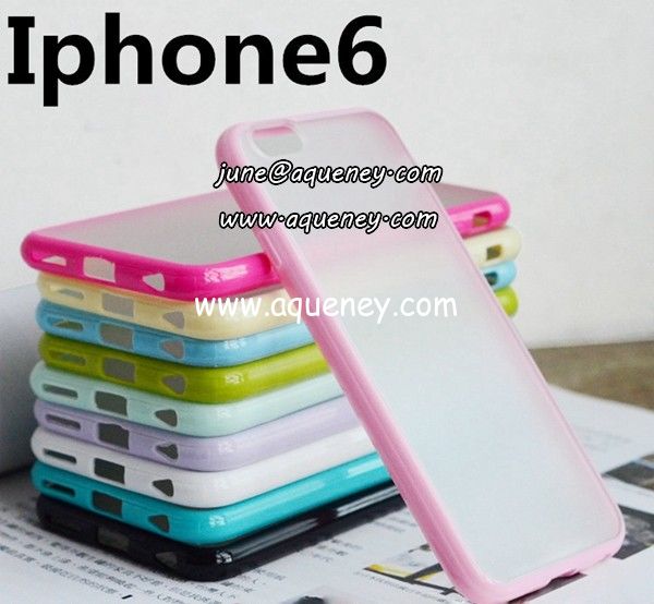 New mobile phone case, TPU + PC Phone case cover for Iphone 6