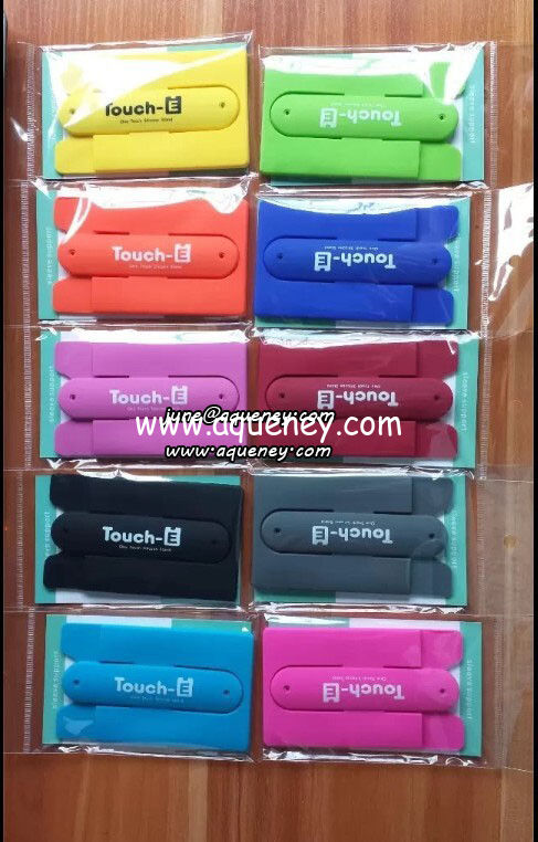 3M sticker wallet card holder with phone stand, Various color can be choosed