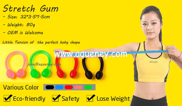 High quality Non-toxic silicone stretch gum body fitness rope