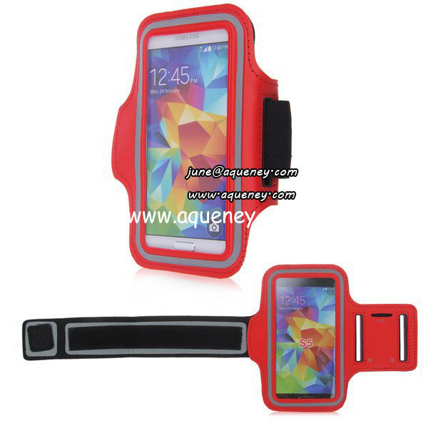 China supplier Sports Mobile Phone Arm Pouch Armband Exercise Arm Case for Samsung S5