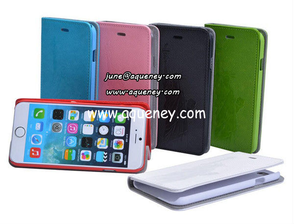 New arrival 4.7" Iphone6 mobile phone case, leather case with 6 different colors